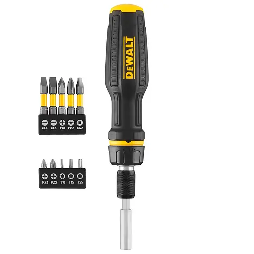 Отвертка DeWalt Full Fit Telescoping с битами 10 шт. (DWHT68001-0) - фото 3