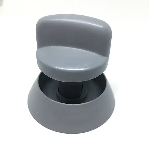 Ручка регулювання + лімб для плити Ardo A5540G6, A5640G6, C6640G6, A554VG6, загальна довжина 54 мм, сіра, 326158500