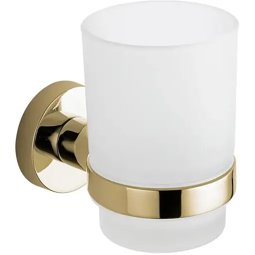 Склянка для зубних щіток VBI Uranus gold VBI-040404GL золотий - фото 1