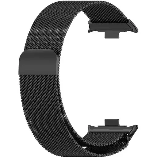 Ремінець DK CDK для Xiaomi Mi Smart Band 9 Pro Metal Milanese Loop Magnetic (017123) (black) - фото 2