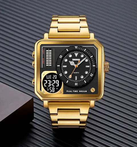 Наручний годинник чоловічий 2025GD Gold Skmei acs0030378 - фото 4