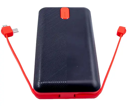 Універсальна зарядна батарея Power Bank Sword SW-20PO3 20000mAh (Micro USB Lightning Type-C) Чорно-червоний