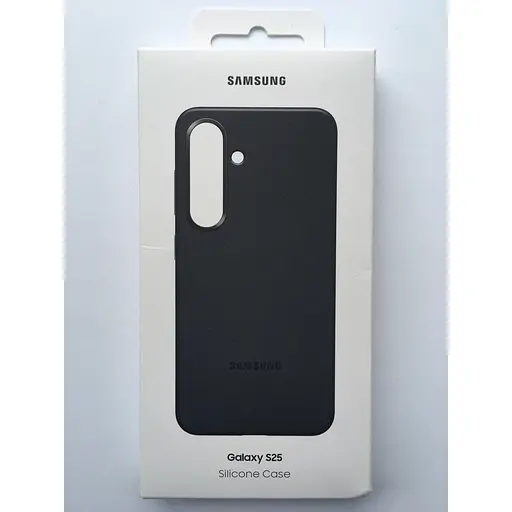 Оригинальный силиконовый чехол Samsung Silicone Case для Samsung Galaxy S25 Black EF-PS931CBEGWW - фото 3