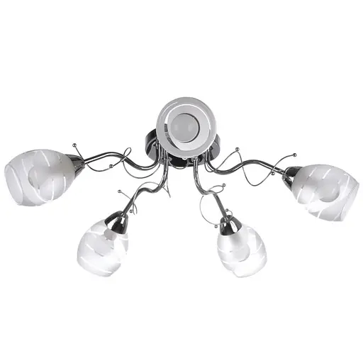 Люстра стельова Brille класична E14 40W CH (LK-246C/5)