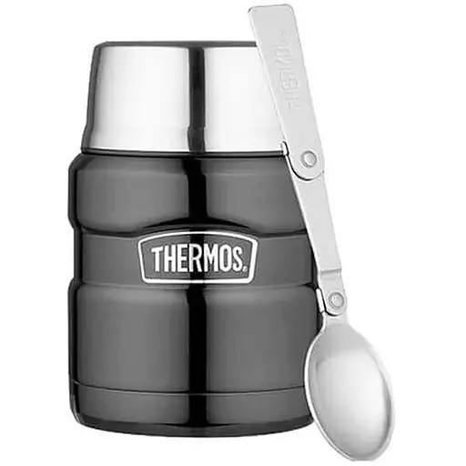 Термос для еды Thermos с ложкой 470 Серый (1099-173024)