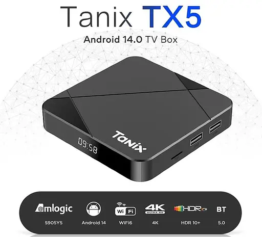 Смарт ТВ приставка Smart TV Box Android 14 Tanix TX-5 2/16GB - фото 3
