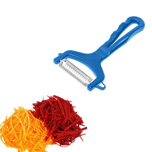 Нож для нарезки соломкой овощей и фруктов (для корейской морковки) 13 см, Kitchette Голубой 85036 - фото 2