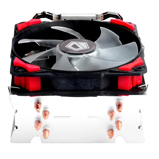 Кулер для процессора ID-Cooling SE-214 Red LED (SE-214) Б/у - фото 5
