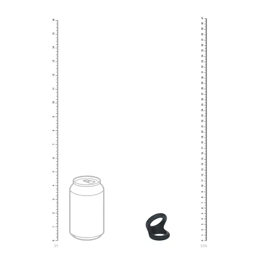 Эрекционное кольцо Levelz by Shots S (черный) - фото 10