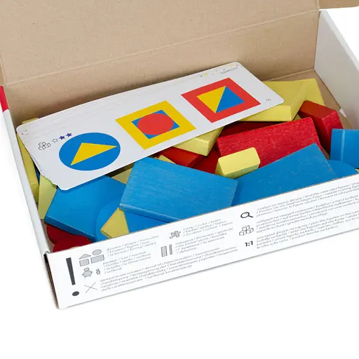 Навчальний набір "Логічні блоки Дьєнеша" Igroteco 900408, 48 деталей - фото 3