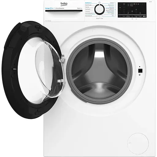 Стиральная машина Beko BM3WFSU47235WB 7 кг инвертор пар черный. люк - фото 2