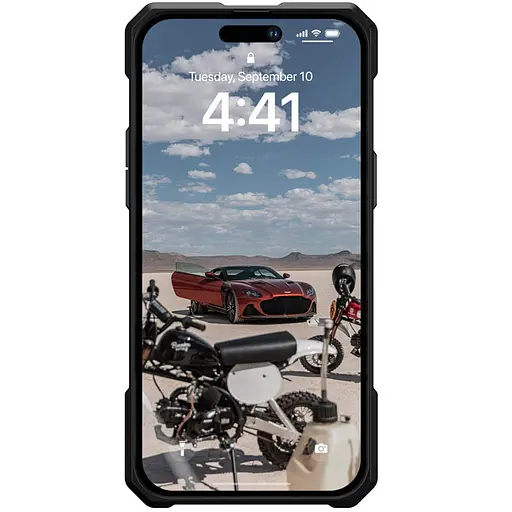 Чохол ударостійкий UAG Monarch Pro with MagSafe Leather для Apple iPhone 14 Pro 6.1 Червоний - фото 4