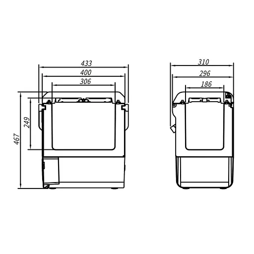 Компрессорный автохолодильник Alpicool P15 (14 литров) - фото 6