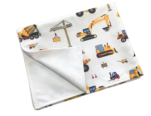 Непромокаемая пеленка Moontime "Тракторы" - фото 1