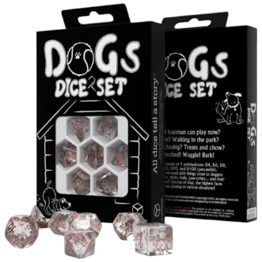 Набор кубиков DOGS Dice Set: Bubbles , 7 шт. (SDOG04)