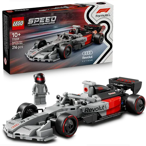 Конструктор LEGO Speed ​​Champions Гоночный болид Audi Revolut F1 Team R26 216 деталей ( 77259) - фото 2