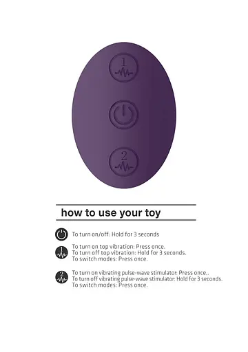 Вібромасажер Vive Enora 22 см (фіолетовий) - фото 17