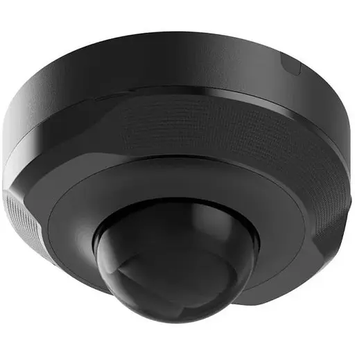 IP-камера Ajax дротова DomeCam Mini, 8мп, 4мм, Poe, True WDR, IP 65, ІЧ 30м, аудіо, кут огляду 75°до 85°, міні купольна, чорна - фото 2