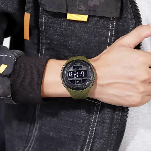 Наручний годинник чоловічий 1656GN Green Skmei acs0030643 - фото 4