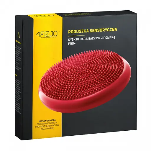 Балансировочная подушка-диск 4FIZJO PRO+ 33 см (сенсомоторная) массажная Red 4FJ0312 (P-5907739314451) - фото 7