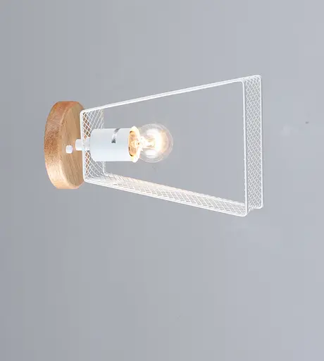 Бра VALESO B N6687/1W Білий + Дерево