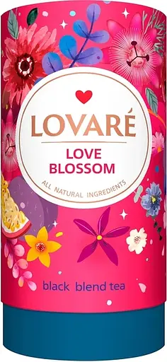 Чай Lovare love blossom 80 г к/6 - фото 1