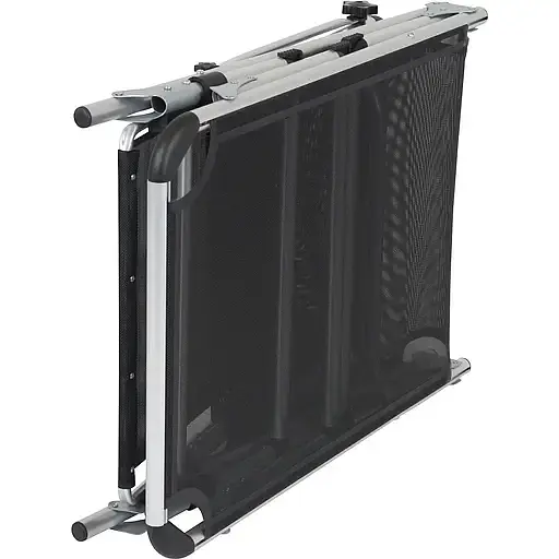 Кровать раскладная Bo-Camp Sun Lounger With Sunscreen 5 Positions Black (1304460) - фото 3