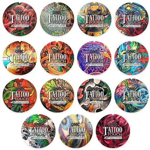 Презервативы латексные One Tattoo Touch Blue - фото 2