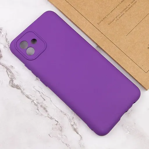 Чохол Getman TPU Liquid Silk Full Camera для Samsung Galaxy A05 Фіолетовий/Purple - фото 3