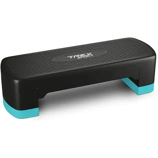 Степ платформа Trex Sport TX-030AS 3 рівнева чорно-блакитна