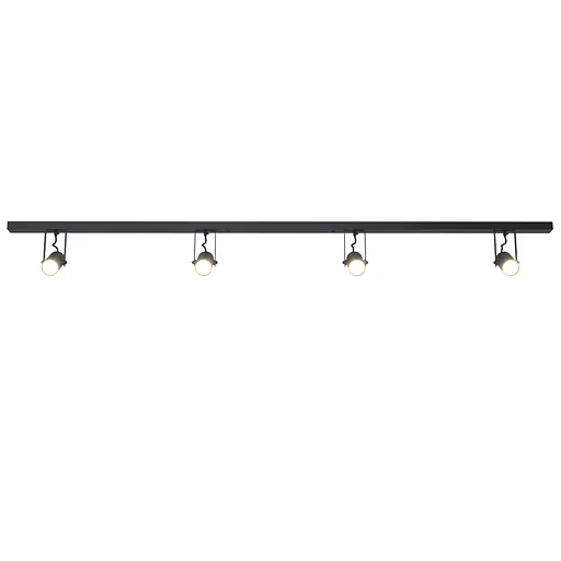 Люстра стельова 4Spots VSimple, PikArt арт. 23718 Чорний - фото 2