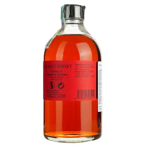 Віскі Akashi Single Malt Red Wine 5 Year Old 50% 0.5 л в подарунковій упаковці - фото 4