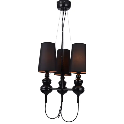 Люстра подвесная Azzardo AZ2163 Baroco (AD-7121S-3BK) - фото 1