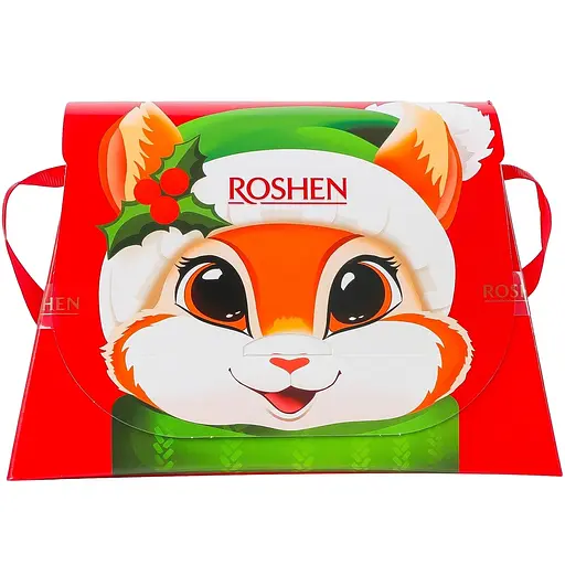 Уцінка. Набір подарунковий Roshen Новорічна сумочка 330 г