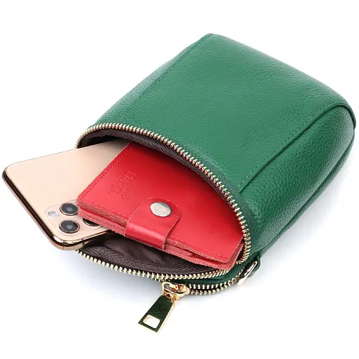 Сумка для женщин Vintage из мягкой натуральной кожи 13.5х18х6 см sum0029056 - фото 6