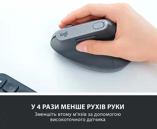 Мышь компьютерная Logitech MX Vertical (910-005447, 910-005448, 910-005449) - фото 5