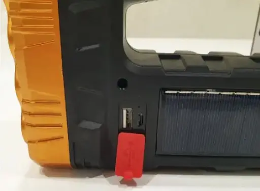 Аккумуляторный фонарь прожектор Hotter Mouse 7702-B с солнечной панелью - фото 8