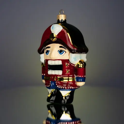 Ялинкова прикраса Різдвяні історії Лускунчик скло (4820001046083) - фото 2