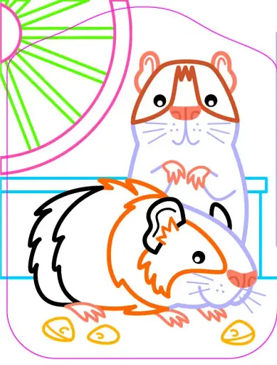 Кольорові зафарбовки: Кошеня - фото 3