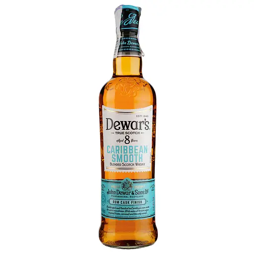 Віскі Dewar's Caribbean Smooth 8 yo Blended Scotch Whisky 40% 0.7 л х 2 шт. - фото 8