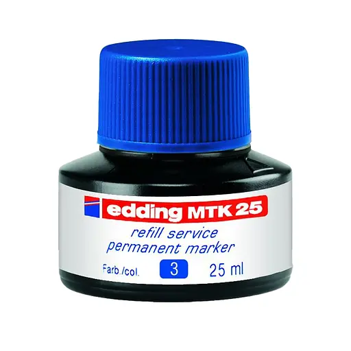 Чернила для заправки Edding Permanent e-MTK25 синие (e-MTK25/03)
