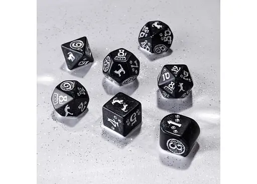 Набір кубиків CATS Modern Dice Set: Waffle , 7 шт. (RCAT05) - фото 4