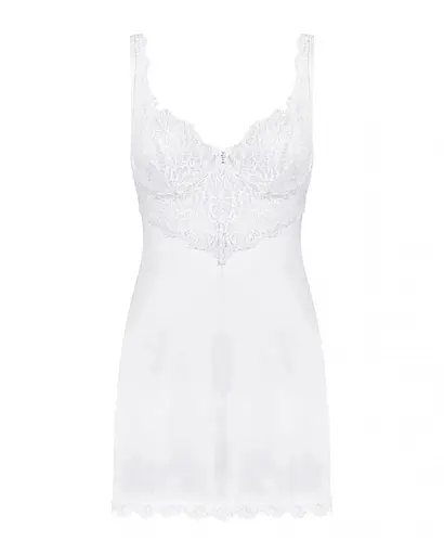 Комплект білизни Obsessive Amor Blanco 2XL3XL (білий) - фото 14