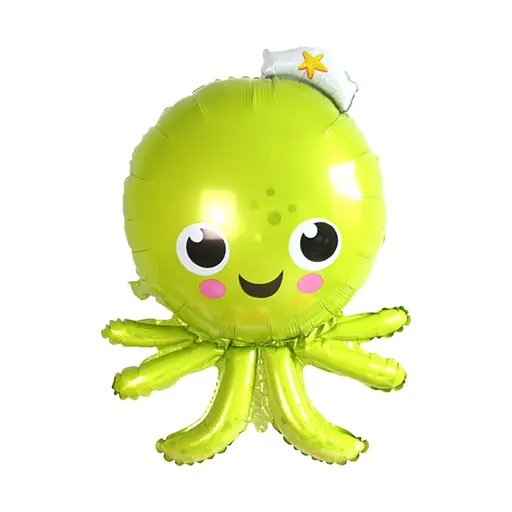 Шар воздушный фольгированный (59 см) Осьминог