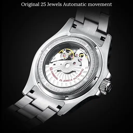 Наручний годинник чоловічий Carnival Patent Сріблястий (2831) - фото 9