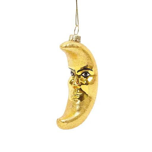 Елочное украшение "Луна золотая" 2,9*9,4 см, YQ1405387 - фото 2