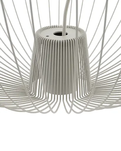 Подвесной светильник, люстра Nowodvorski 11244 Pumpkin M GU10 1x10W IP20 Светло-серый - фото 5