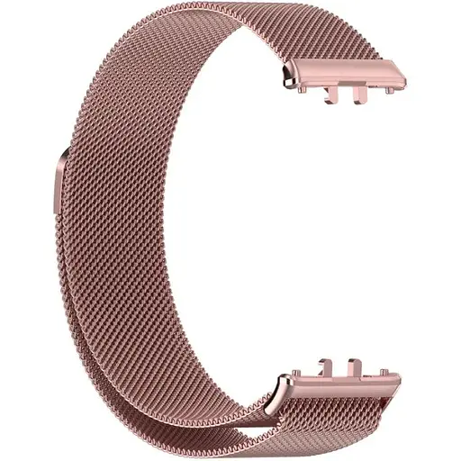 Ремешок DK для Samsung Galaxy Fit3 (R390) Metal Milanese Loop Magnetic (pink rose) - фото 2