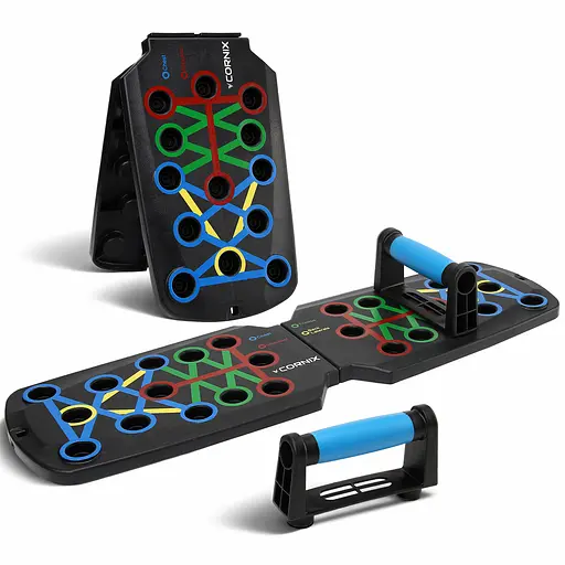 Упоры (доска) для отжиманий Cornix Push-Up Board складная, со сменным хватом XR-0453 - фото 1