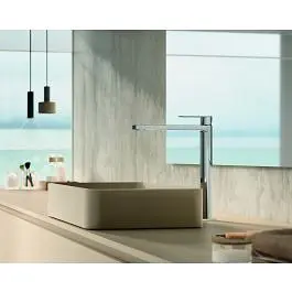 Змішувач для раковини високий Paffoni Tango без донного клапана chrome TA081CR, Хром - фото 3